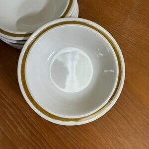 S/6 Vintage Cereal Bowls in New Spring by Daniele Collection Dogwood Blossoms